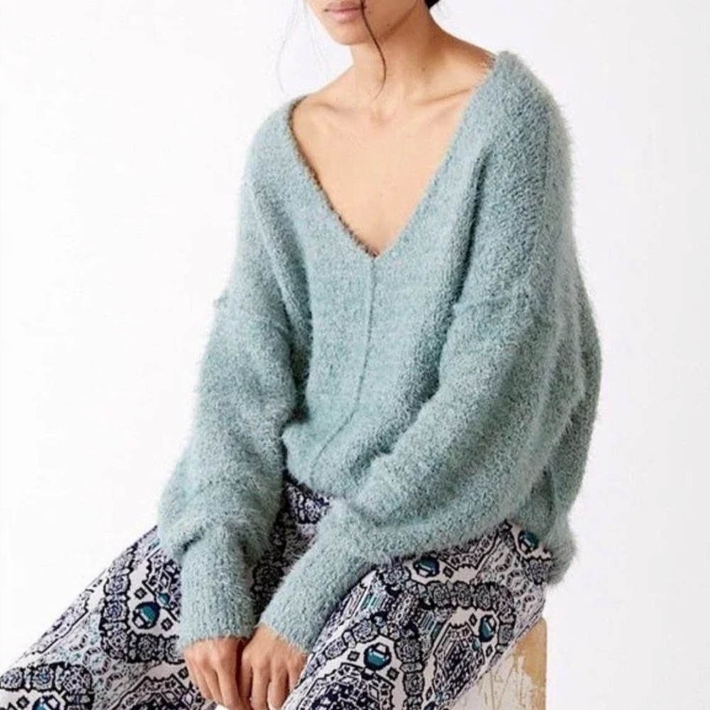 Free People Icing V Neck Sweater